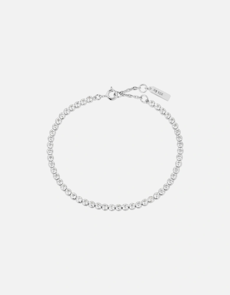 Row Bezel Set Bracelet