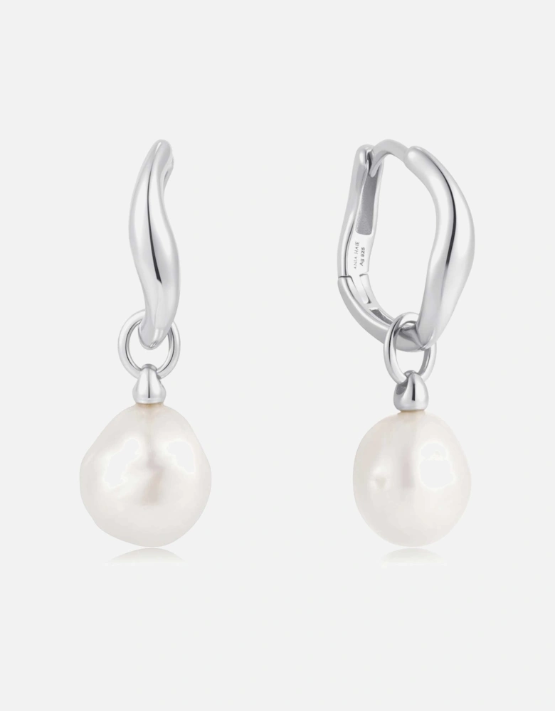 Freshwater Pearl Drop Hoops