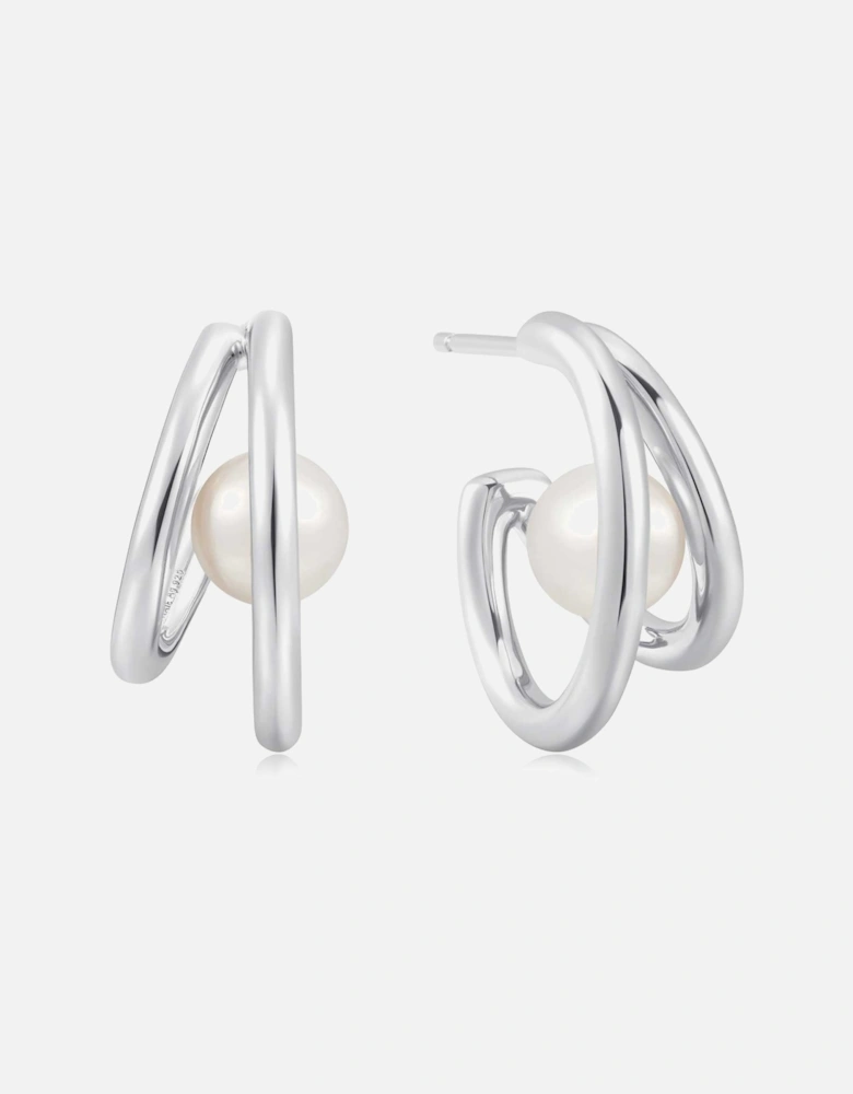 Duo Freshwater Pearl Stud Hoops