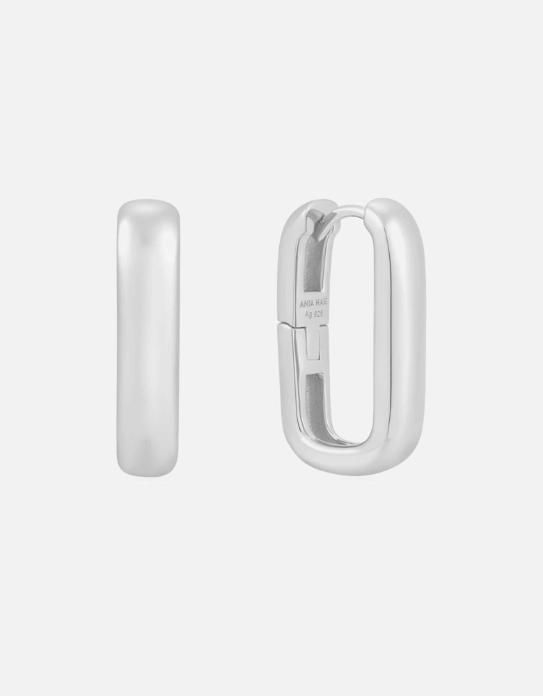 Wide Paper Clip Earrings