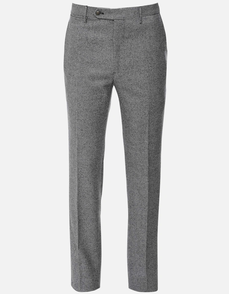 Slim Fit Houndstooth Trousers