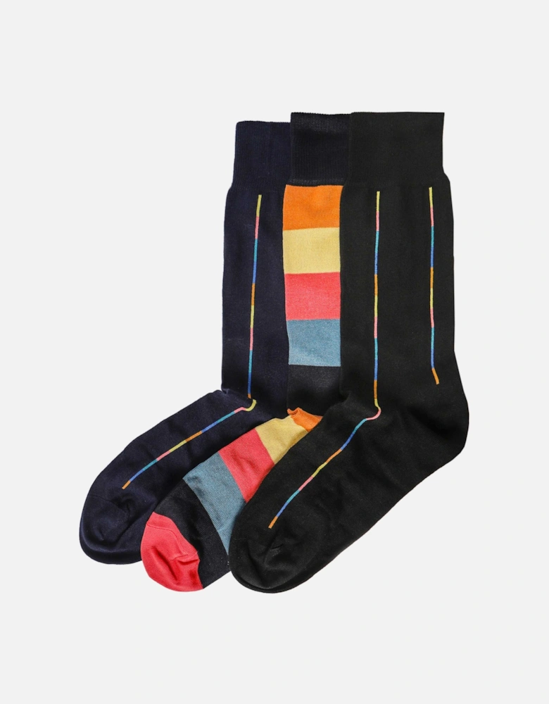 Artist Stripe Mix Socks 3 Pack