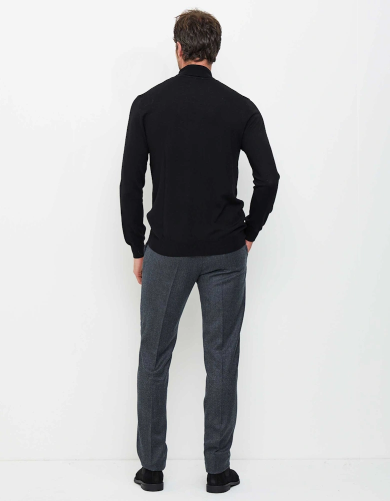 Slim Fit Virgin Wool Trousers