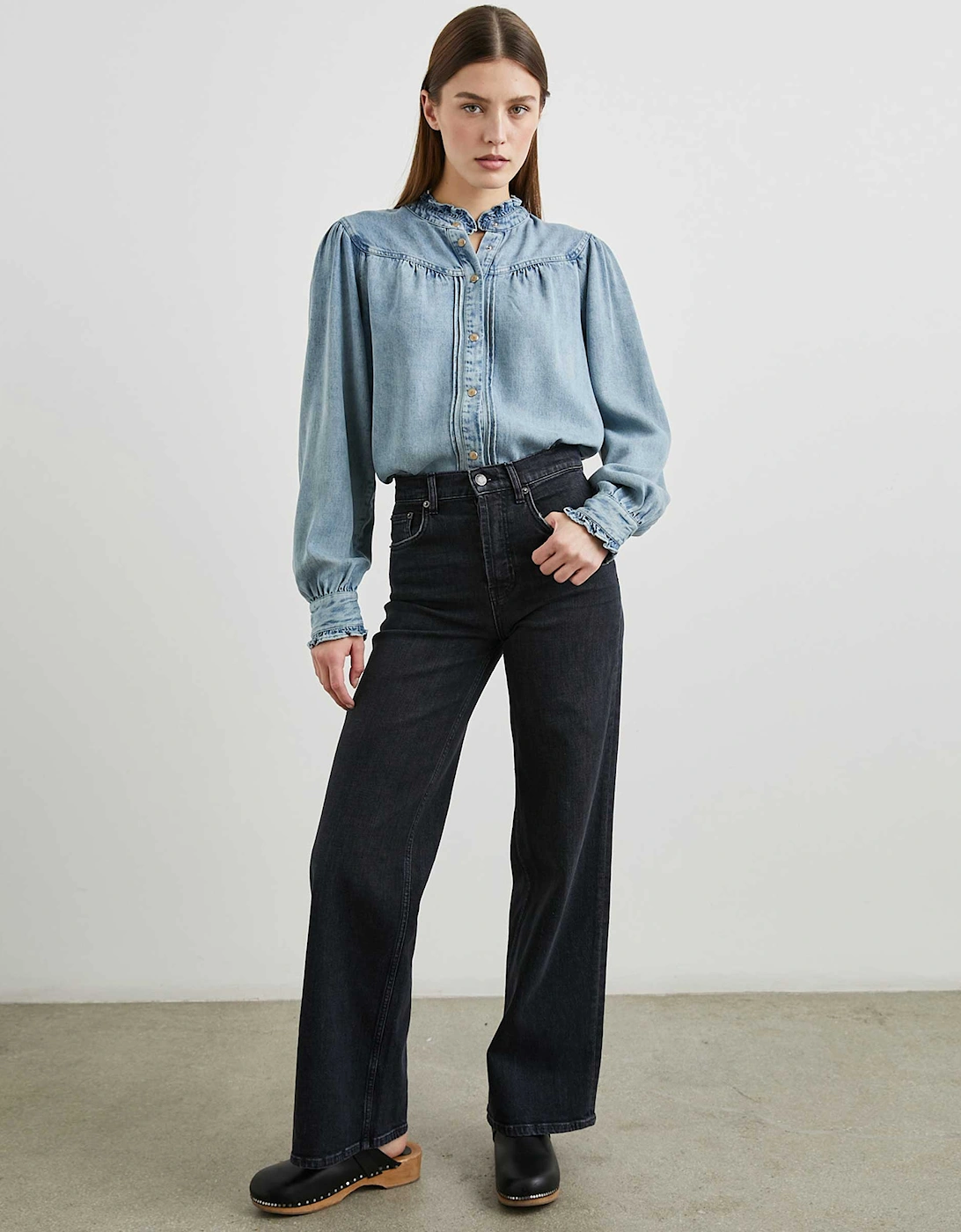 Denim Alanna Blouse