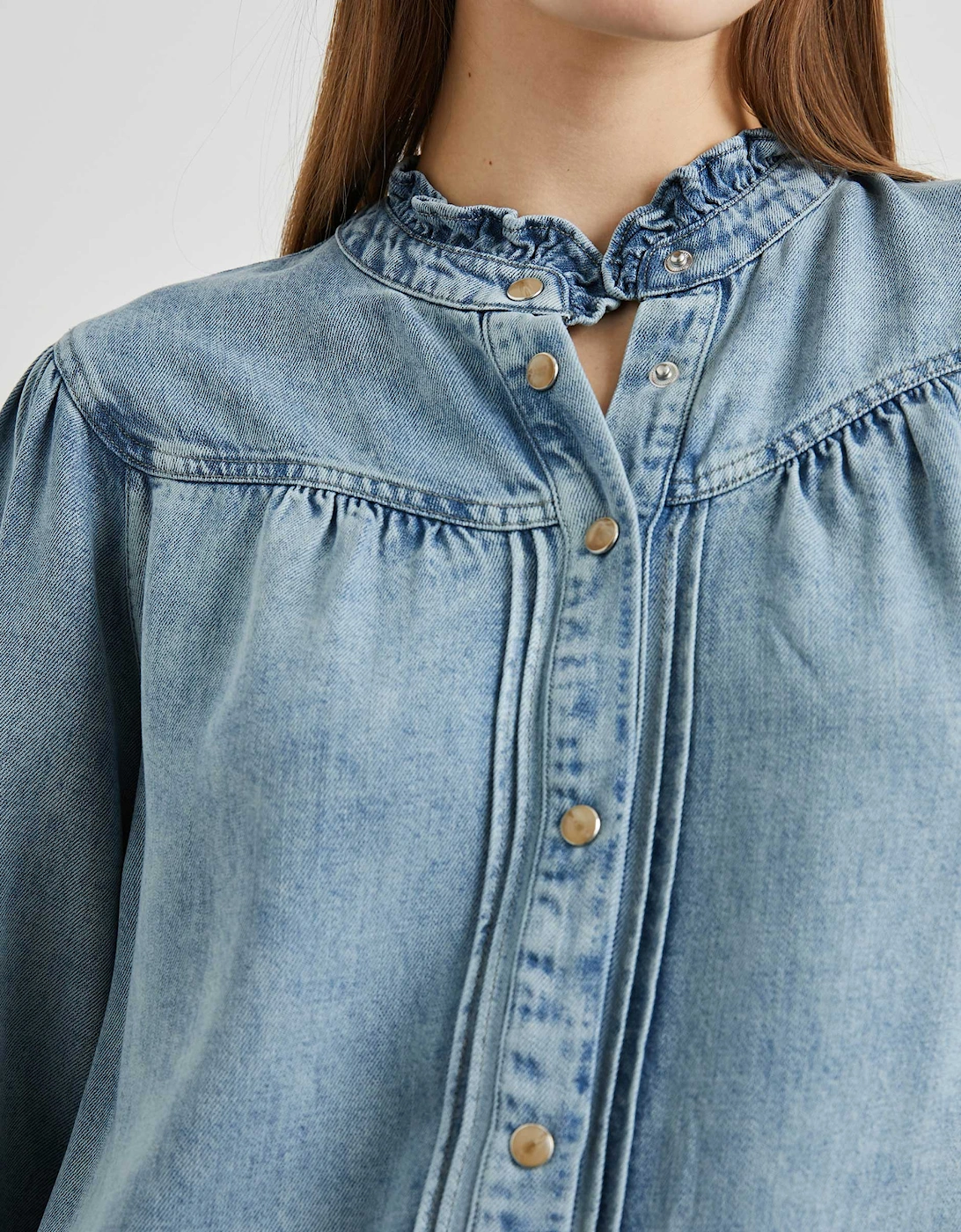 Denim Alanna Blouse