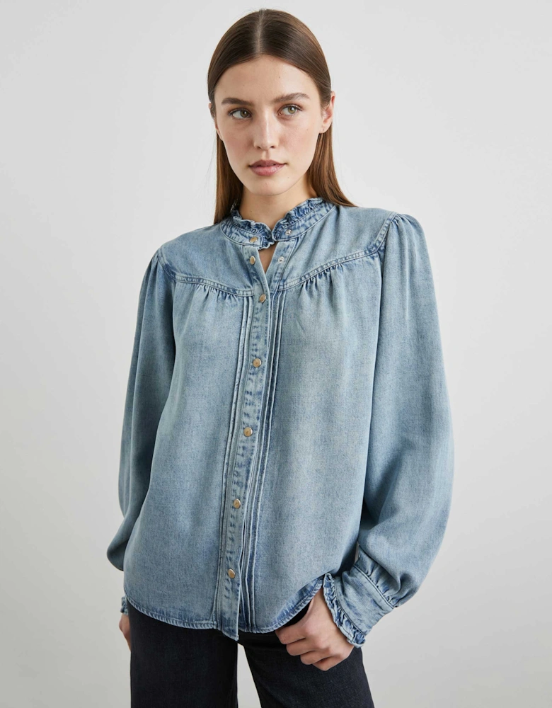 Denim Alanna Blouse