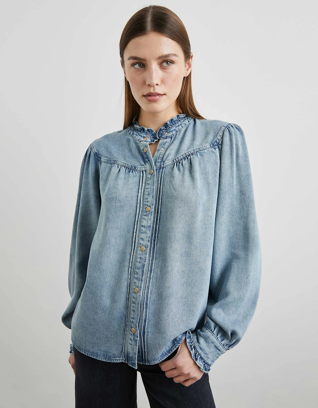 Denim Alanna Blouse