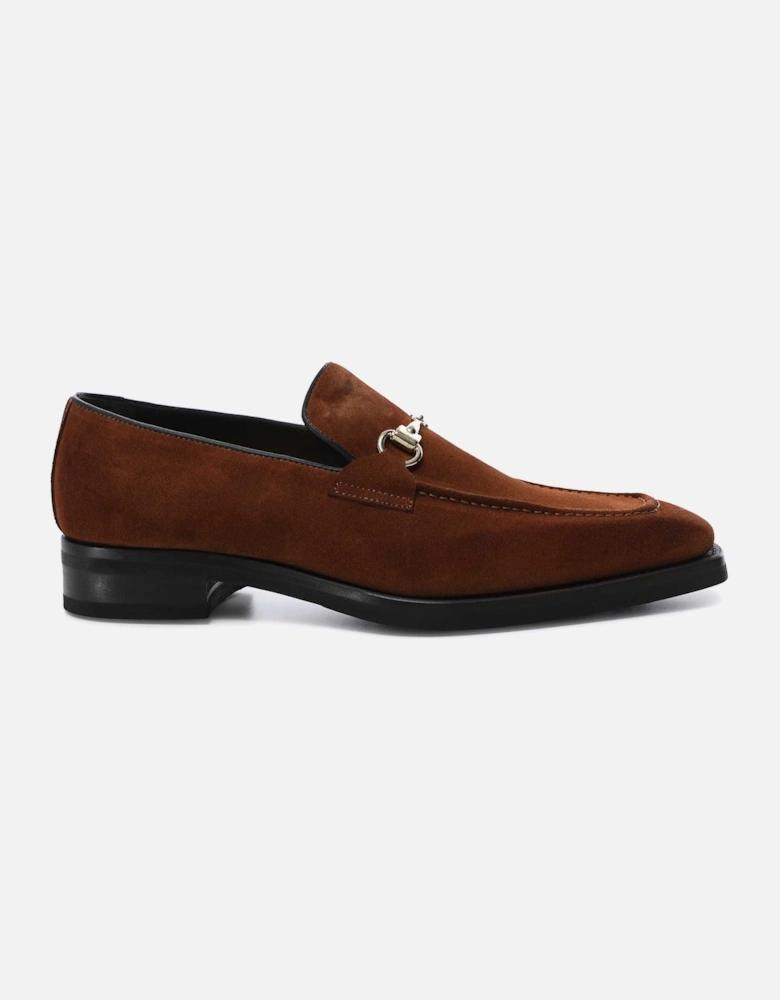 Suede Horsebit Loafers