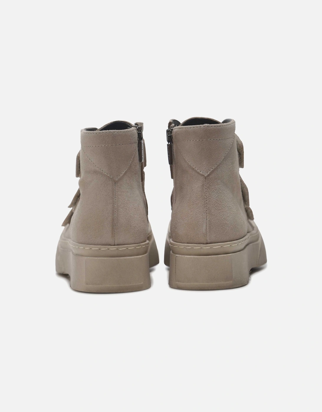 Velcro Strap Suede Boots