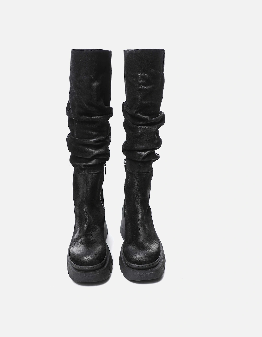 Crinkle Long Boots