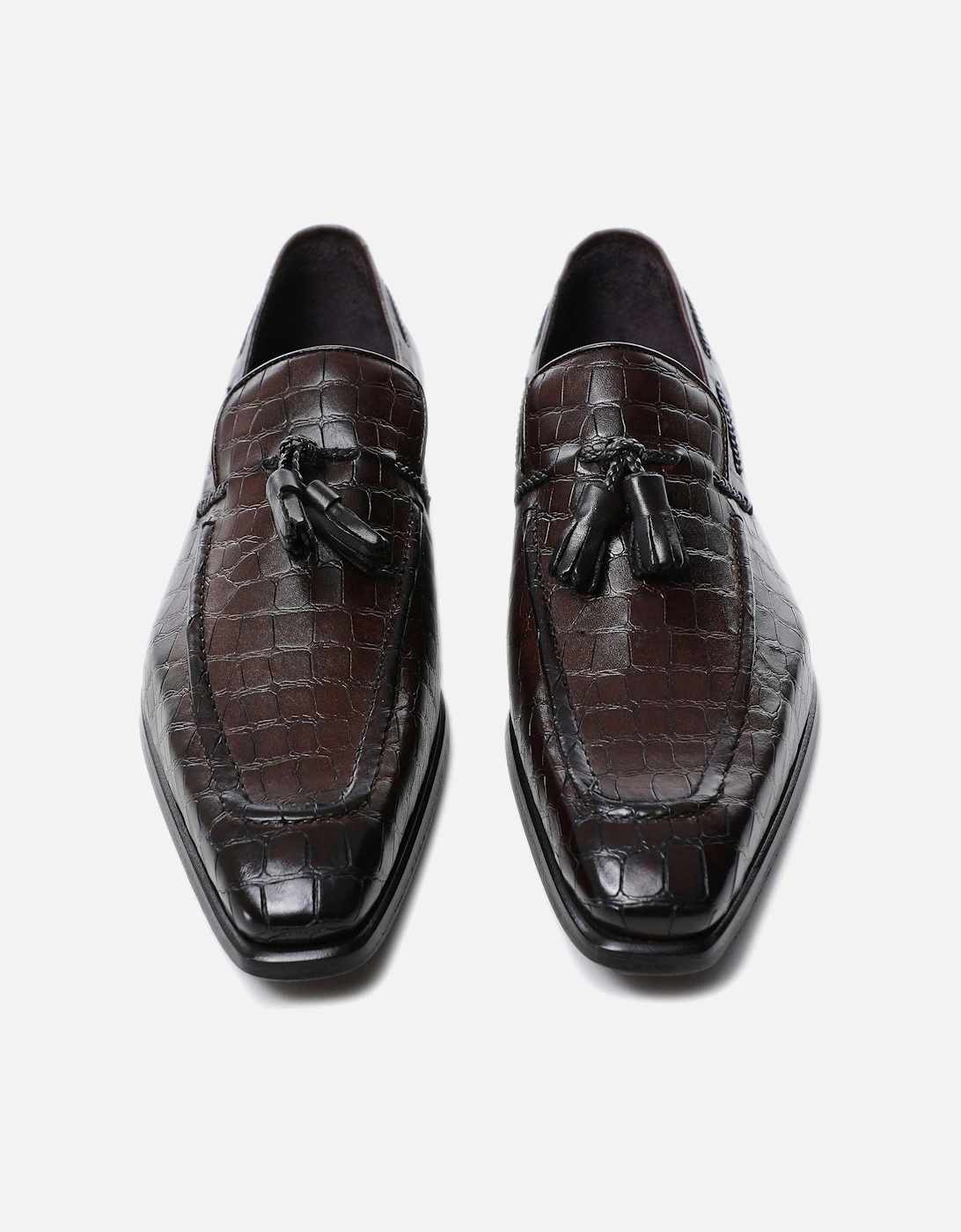 Leather Tassel Loafers