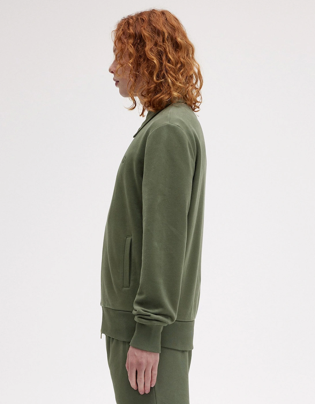 Zip-Through Collar Sweatshirt