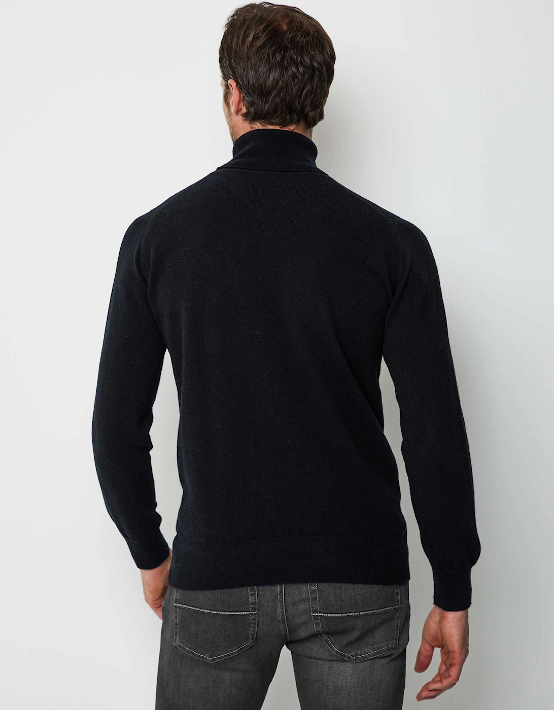 Lambswool Roll Neck Gosforth Jumper