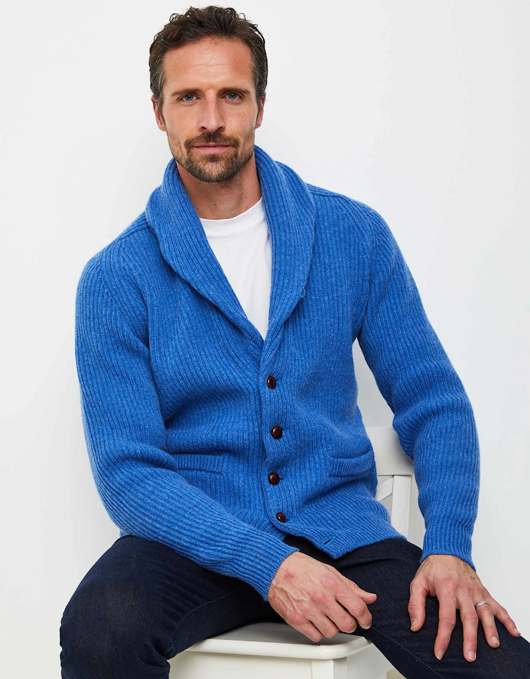 Lambswool Jameson Shawl Cardigan