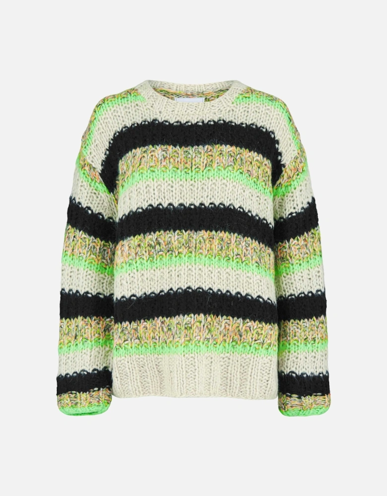 Savannah Striped Mohair Jumper