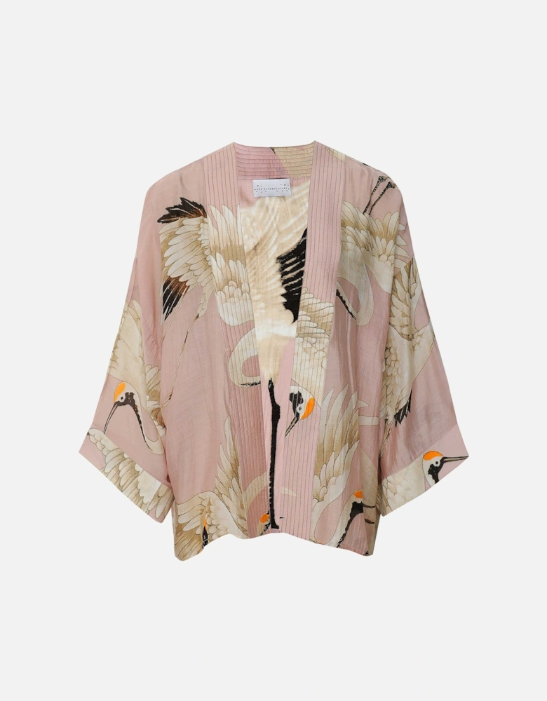 Stork Plaster Pink Kimono