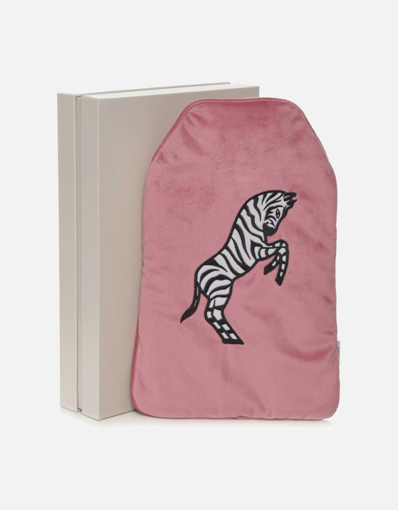 Velvet Zebra Hot Water Bottle