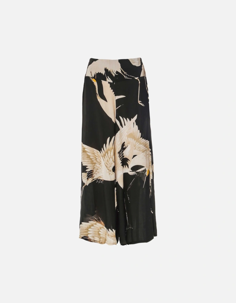 Stork Crepe Palazzo Trousers