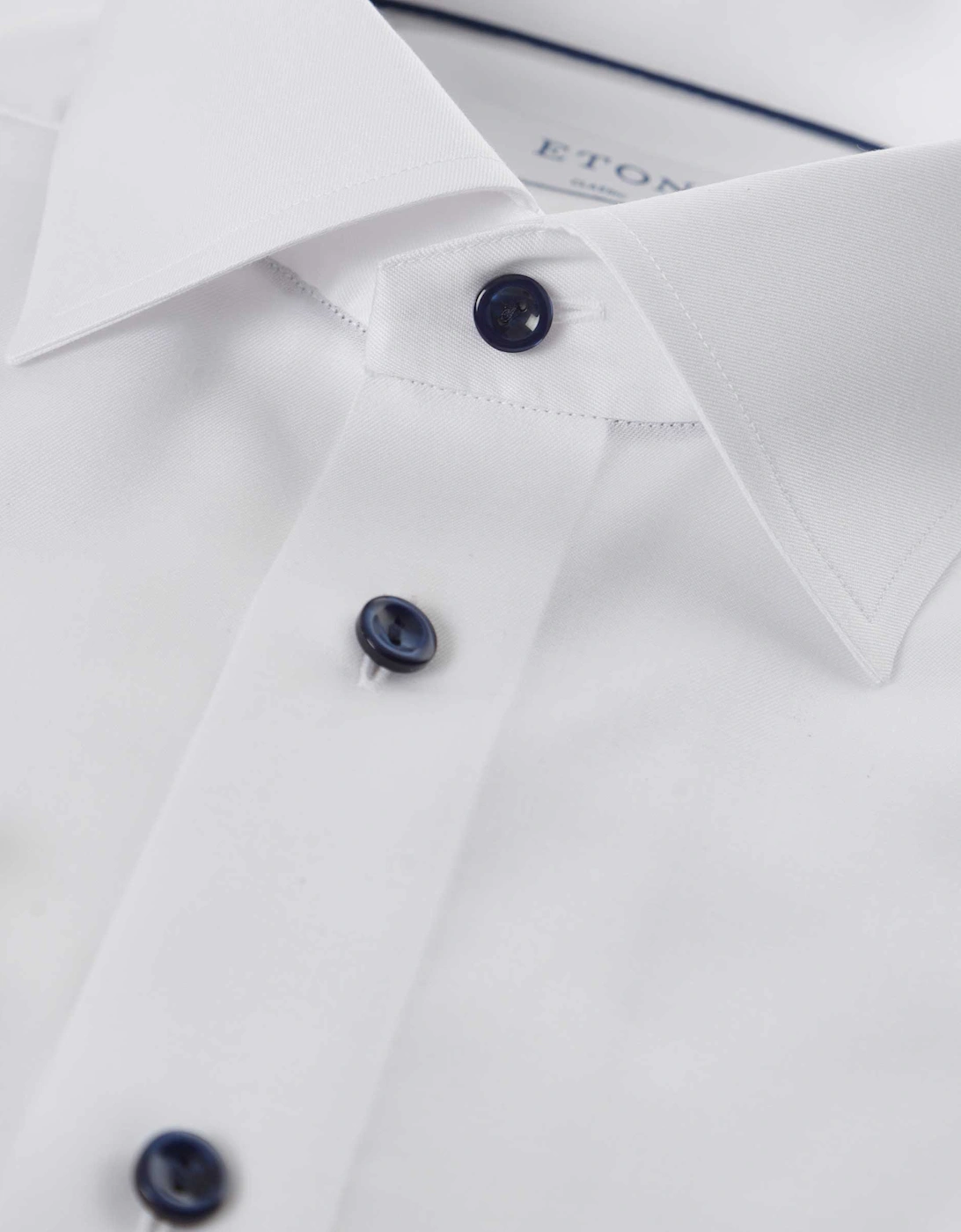 Classic Fit Contrast Button Shirt