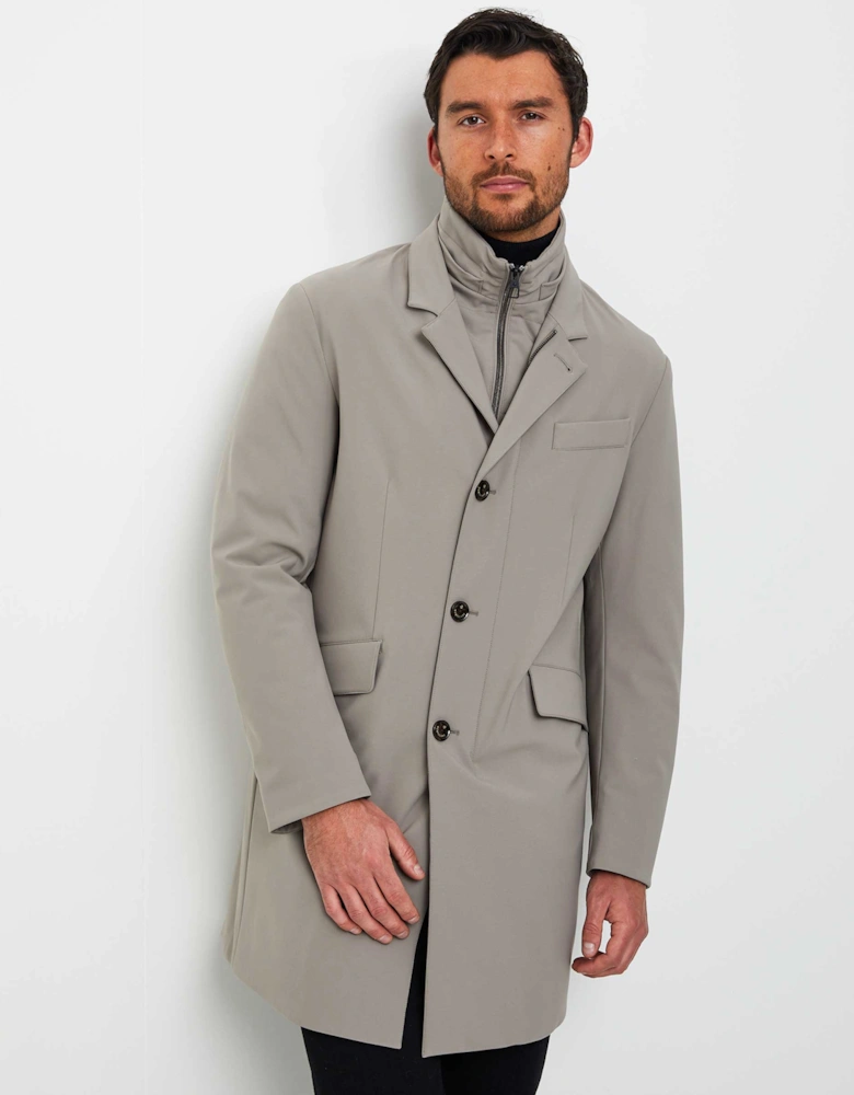 Water-Resistant Longline Down Coat