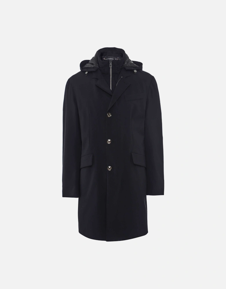 Water-Resistant Longline Down Coat