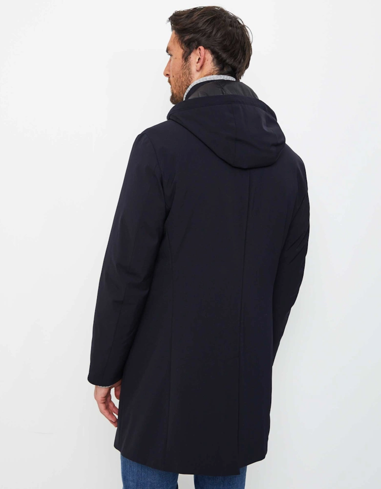 Water-Resistant Longline Down Coat