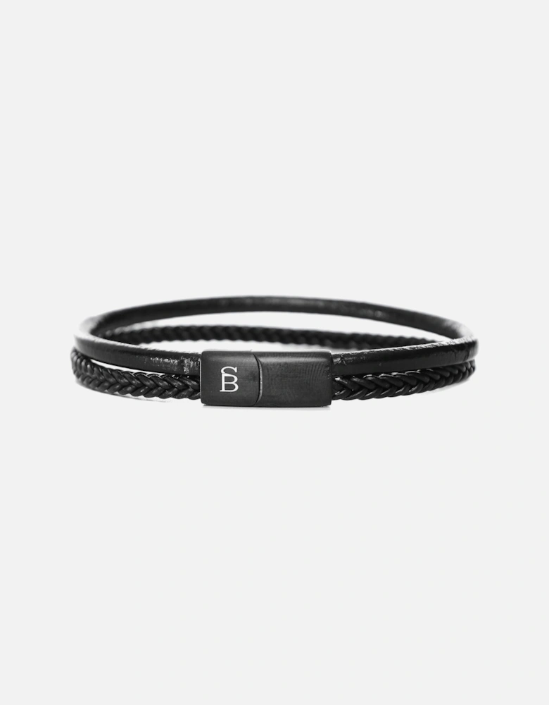 Black Edition Denby Leather Bracelet