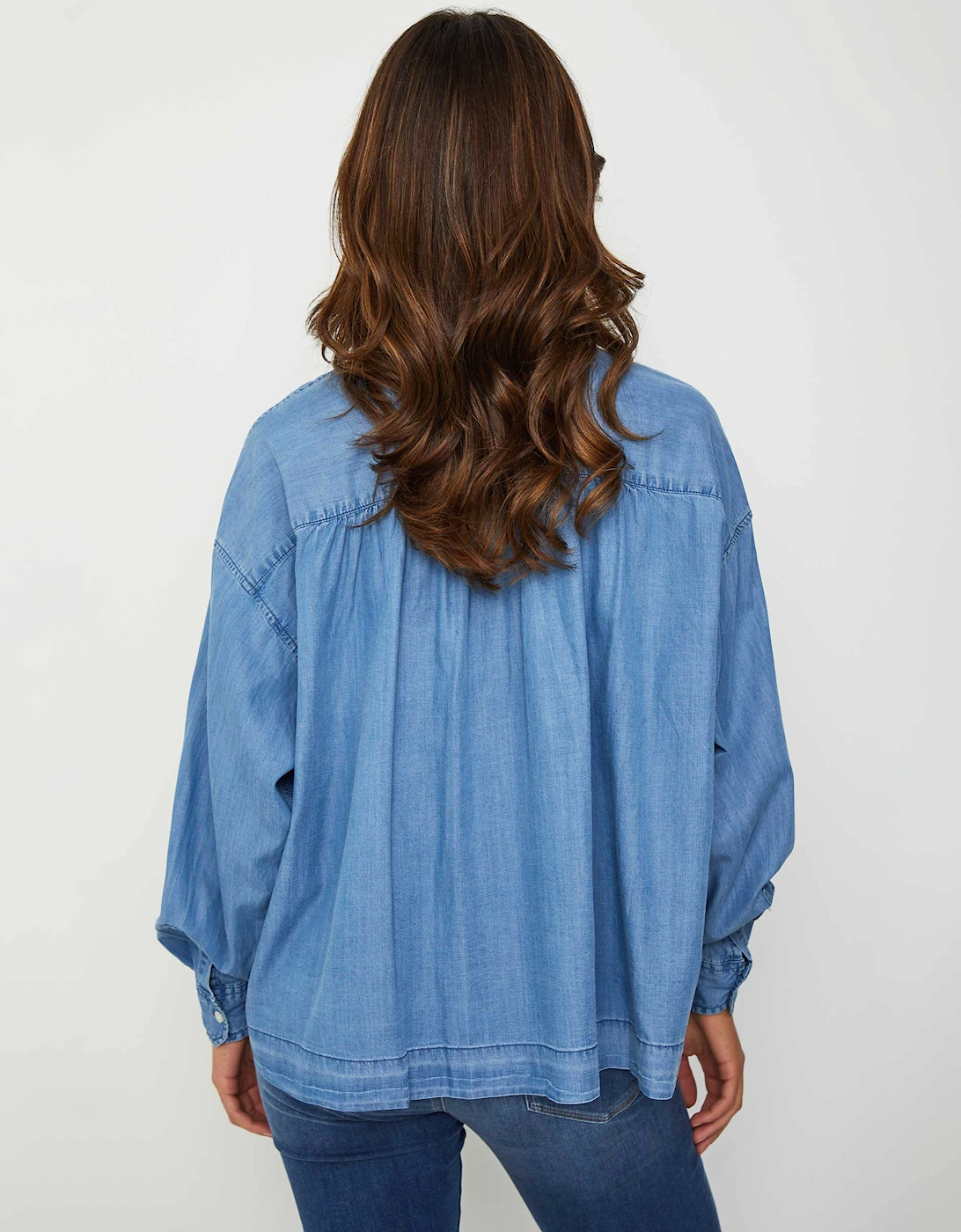 Comfort-Fit Denim Shirt