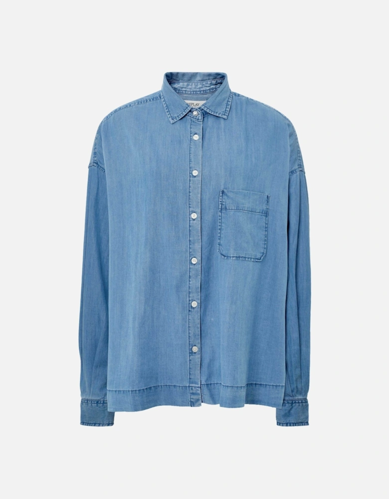 Comfort-Fit Denim Shirt