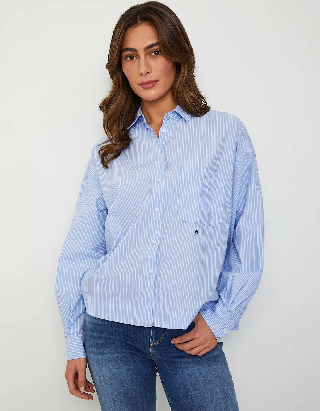 Striped Cotton Poplin Shirt