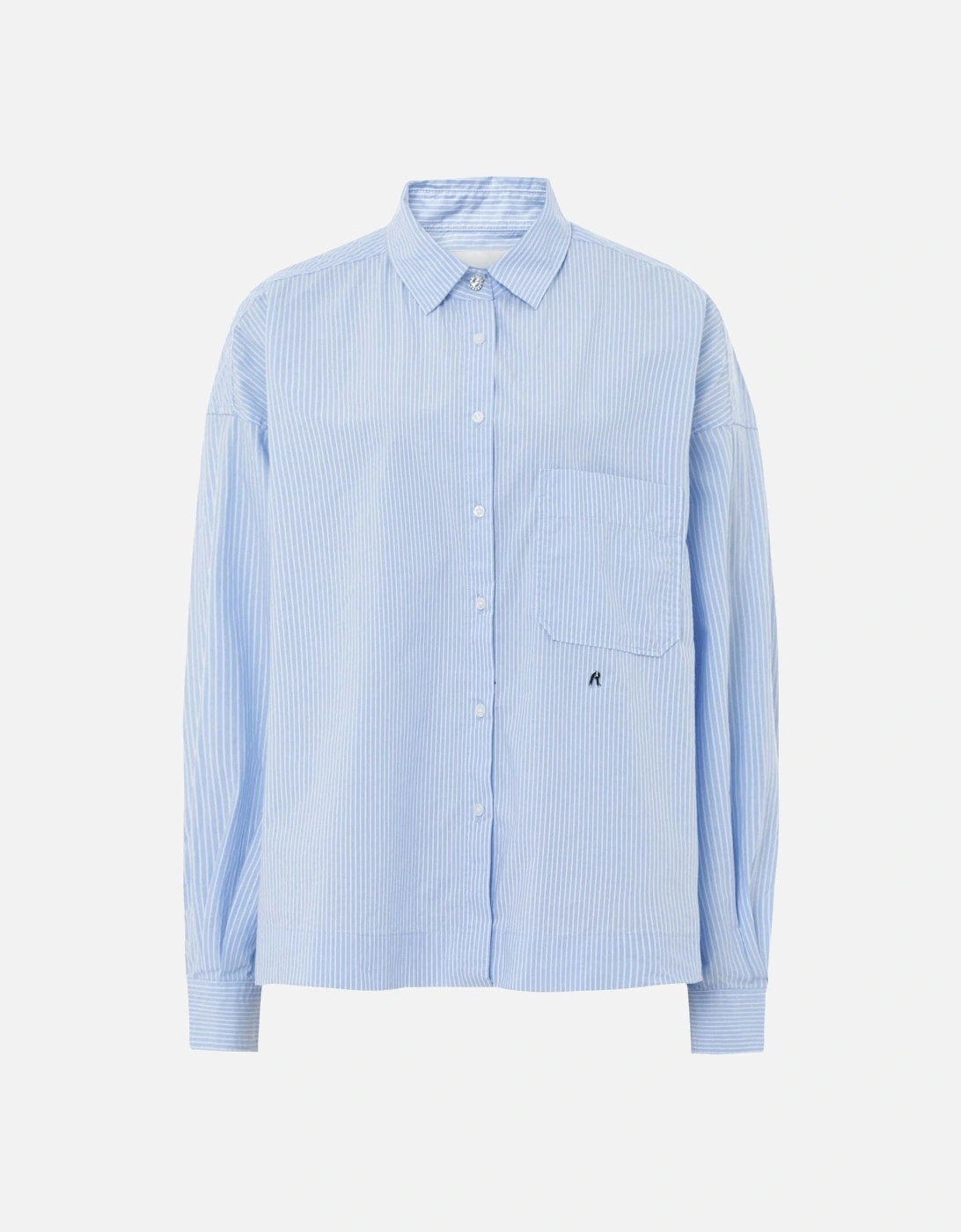 Striped Cotton Poplin Shirt, 4 of 3