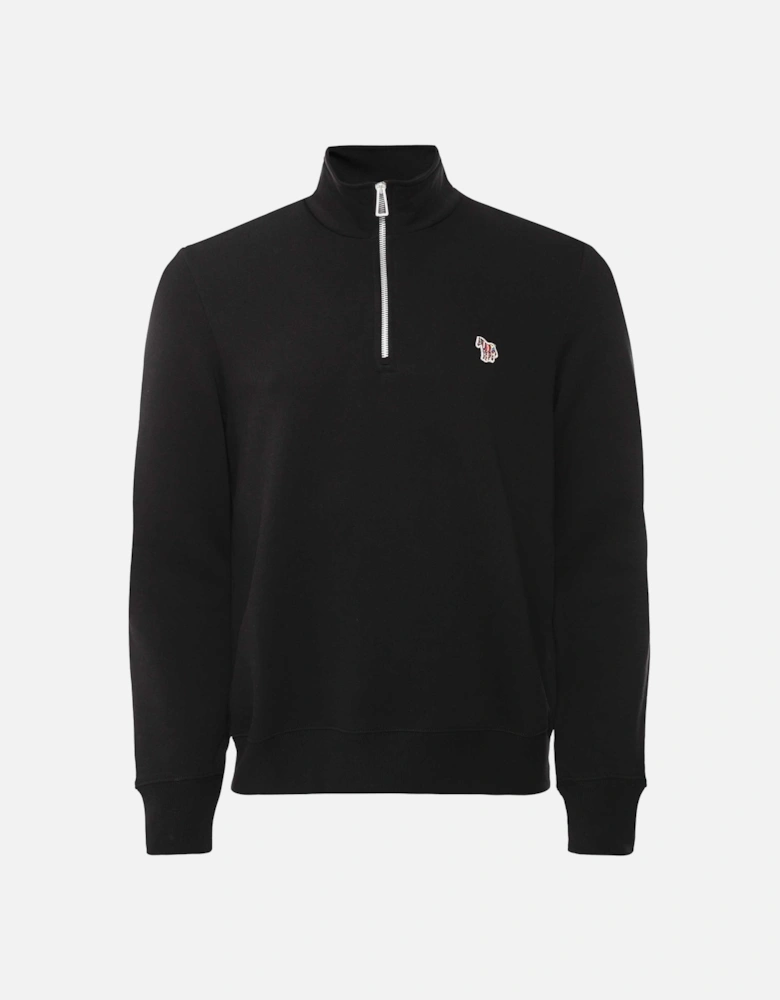 Half-Zip Zebra Sweatshirt