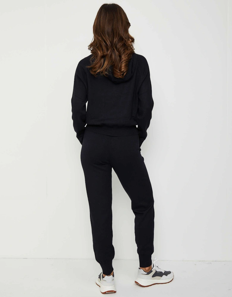 Rib-Knit Cuffed Joggers