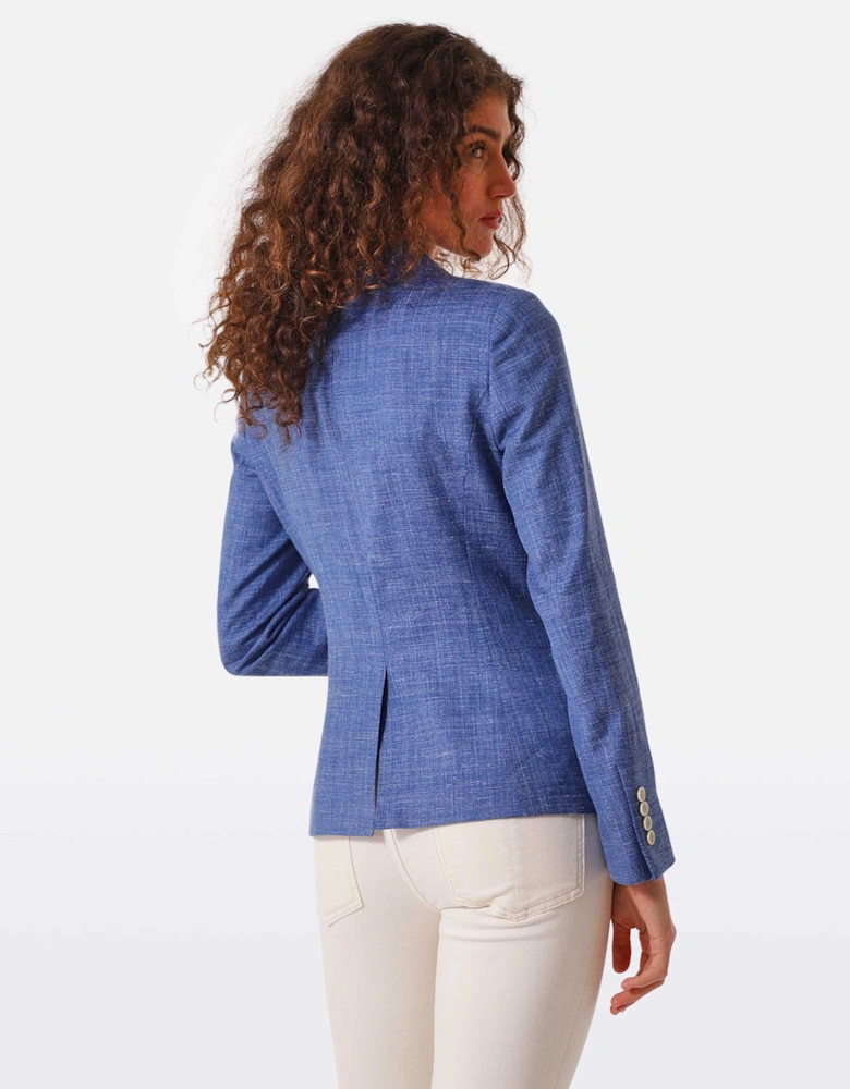 Wool-Silk-Linen Blazer