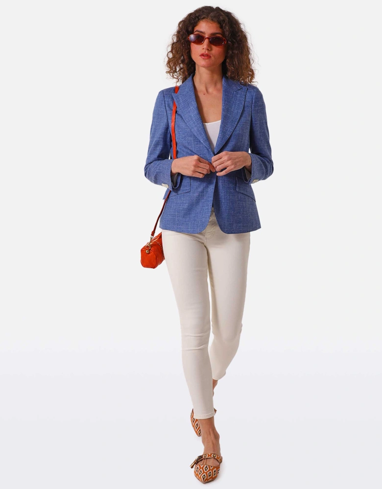 Wool-Silk-Linen Blazer