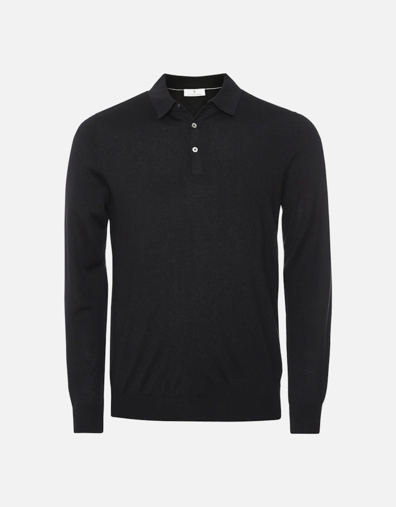 Merino Long Sleeve Polo Shirt