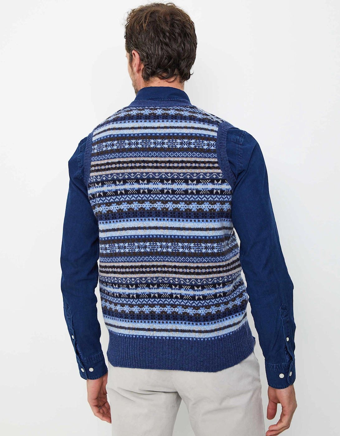 Lambswool Fair Isle Waistcoat