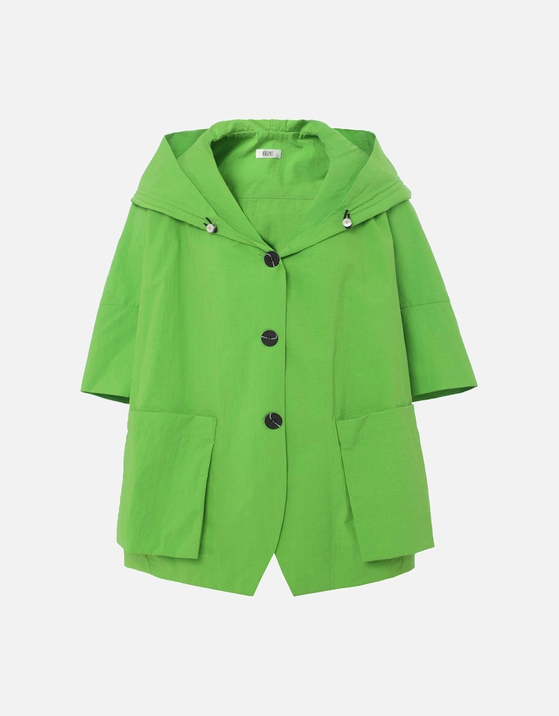 Crepe Hooded Coat, 2 of 1