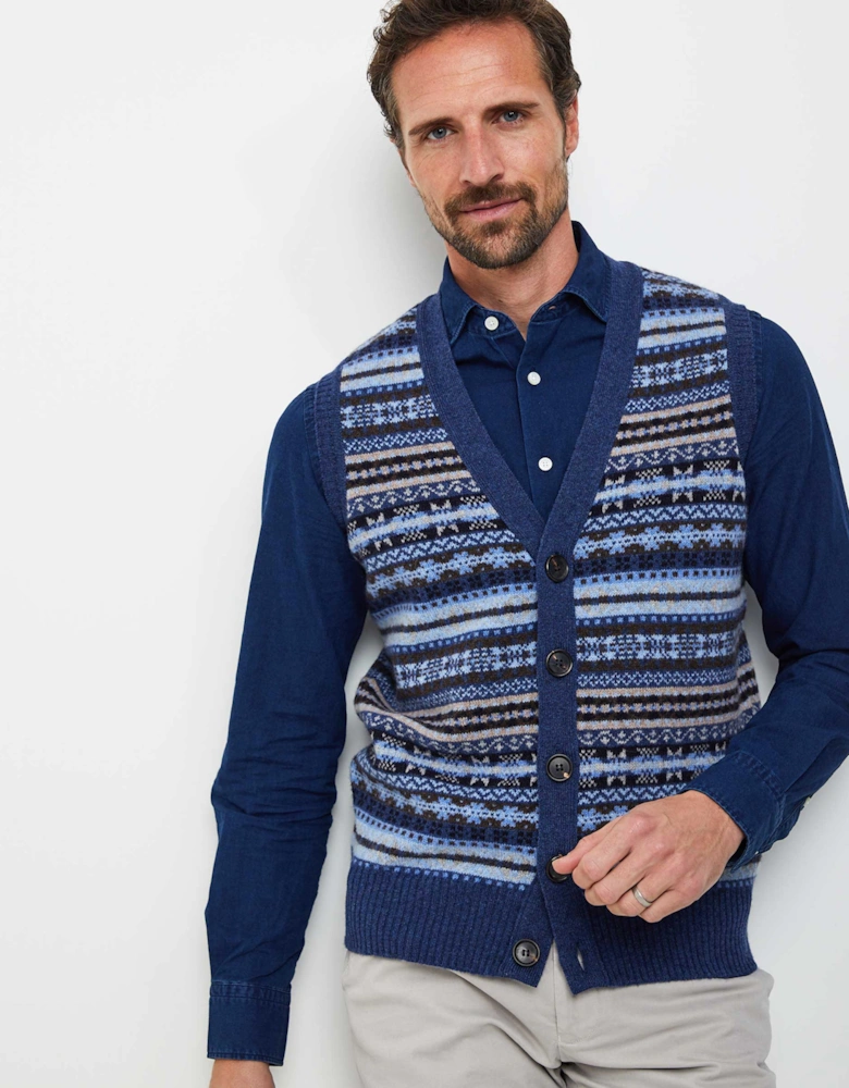 Lambswool Fair Isle Waistcoat