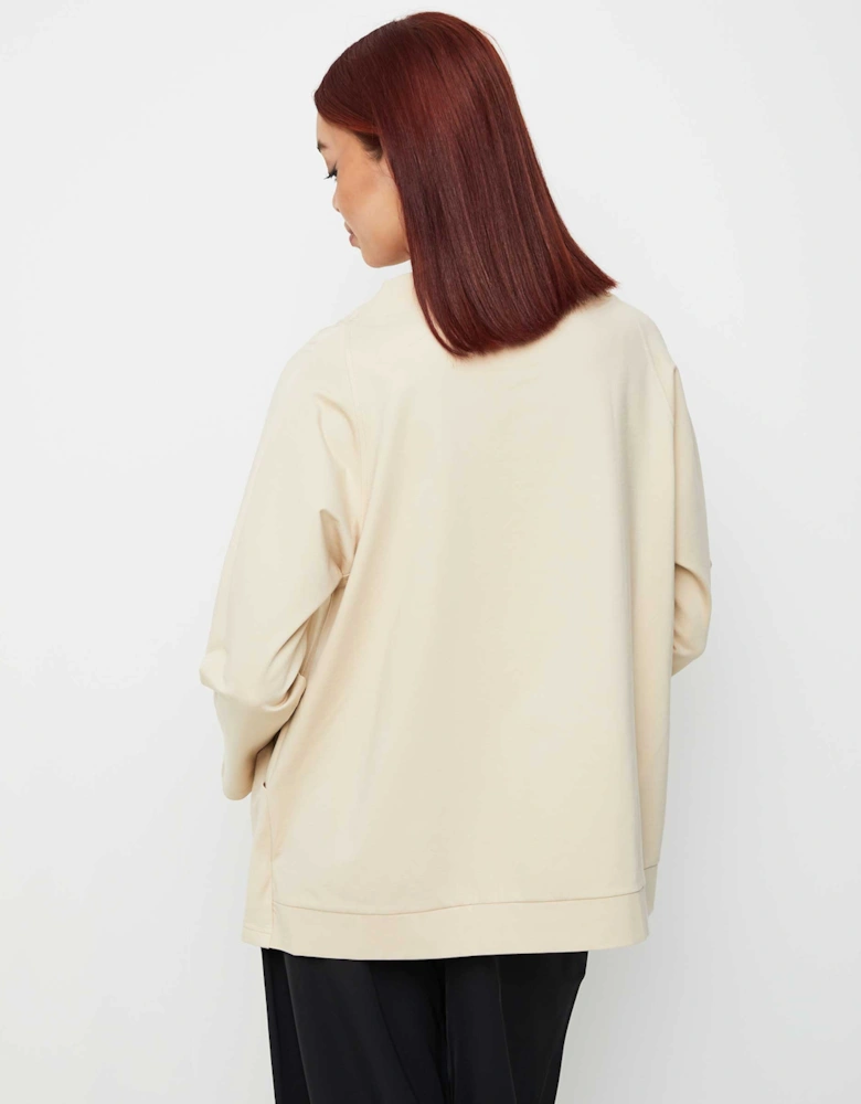 Cowl Neck Jersey Top