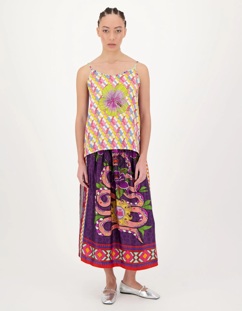 Vanessa Printed Midi Skirt