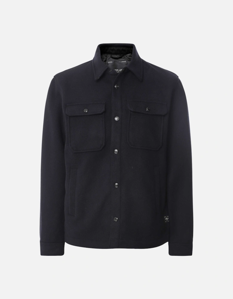 Melton Wool Overshirt