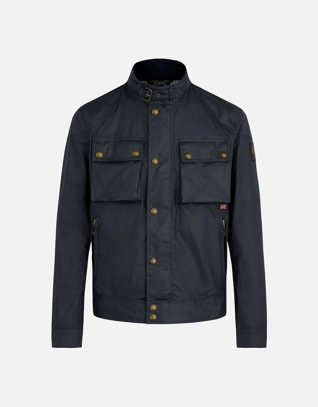 Belstaff Men's Navy Wax Racemaster Jacket - : 40 40 Chest