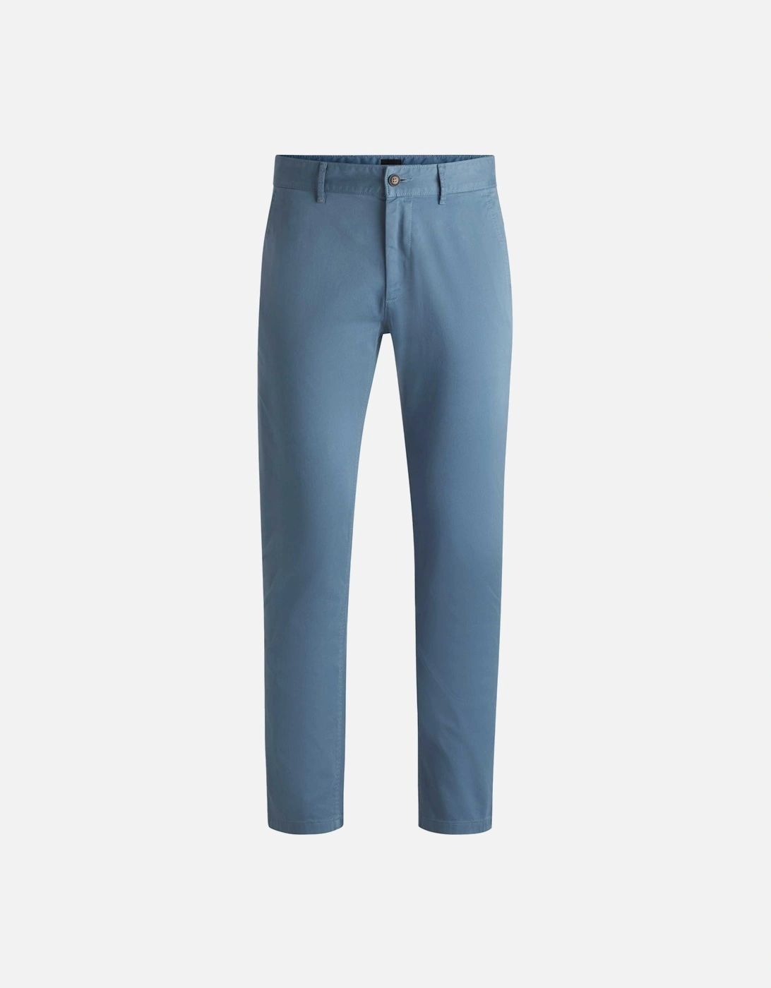Hugo Boss Men's Blue Satin Chino_slim Trousers - : 34 Regular