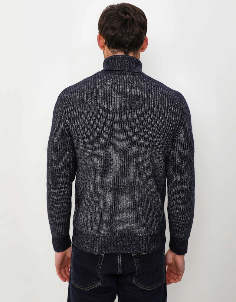 Ribbed Turtleneck Jumper