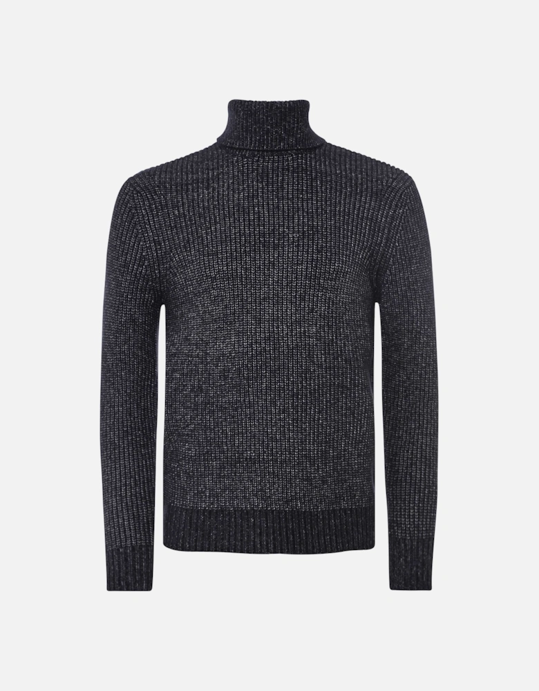 Ribbed Turtleneck Jumper