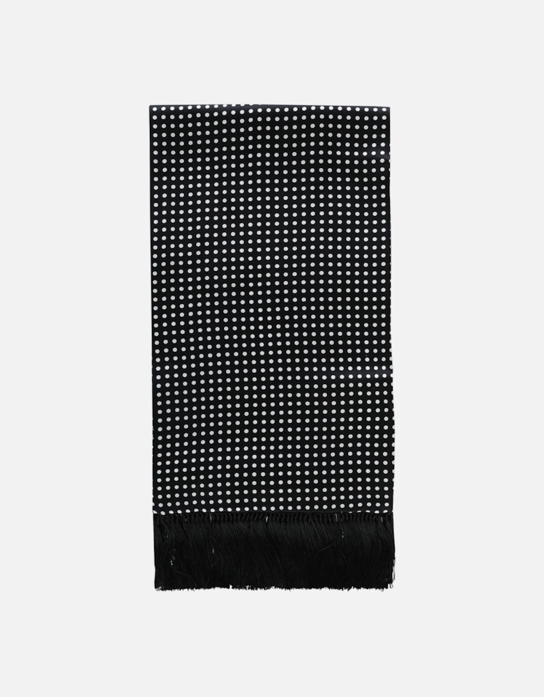 Satin Polka Dot Scarf