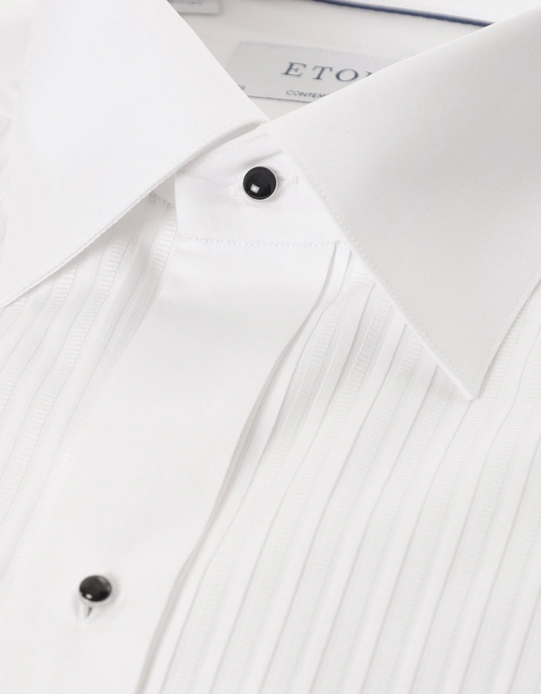 Contemporary Fit Plissé Dress Shirt