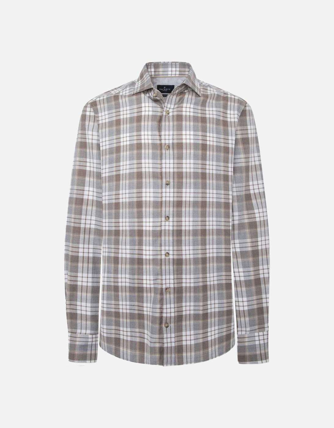 Tailored Fit Plaid Flannel Shirt, 3 of 2