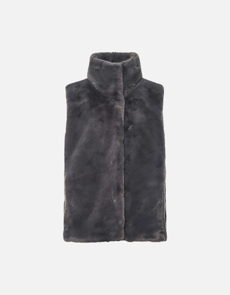 Lison Short Faux-Fur Waistcoat